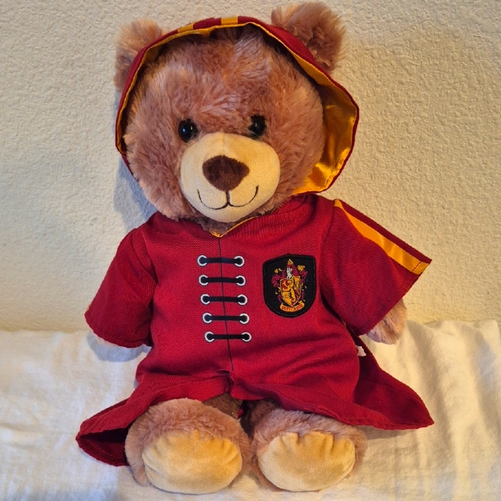 Gryffindor Teddy Bear with Red and Yellow Robe Buld A Bear